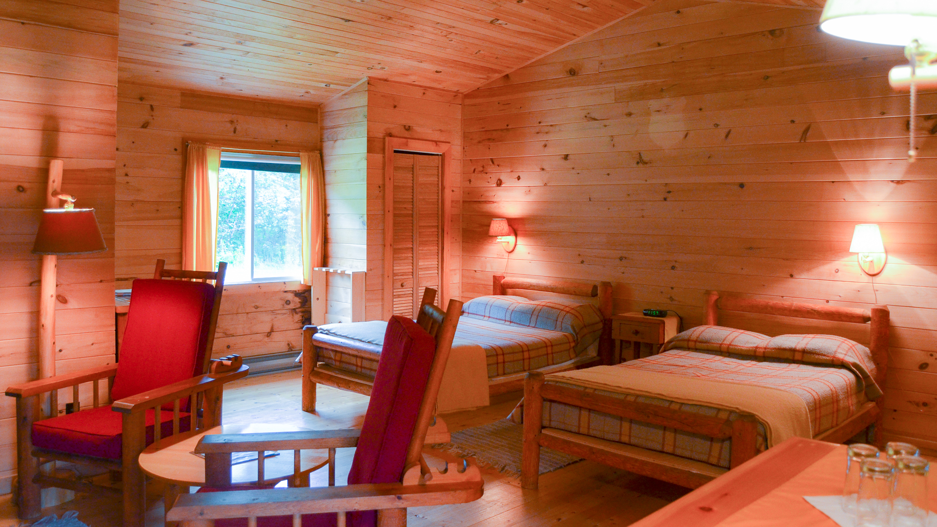 Accommodation for your group vacation is in separate lodges beside the main lodge.